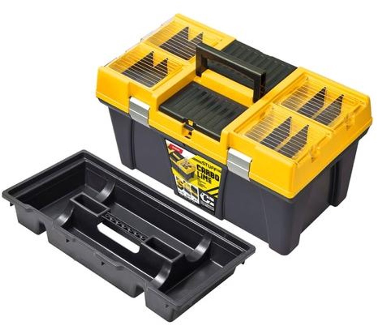 Patrol Group Stuff Semi Profi 26 Carbo - Gereedschapskoffer - 26 inch - Organizers - Robuuste Constructie - Ergonomische Handgreep