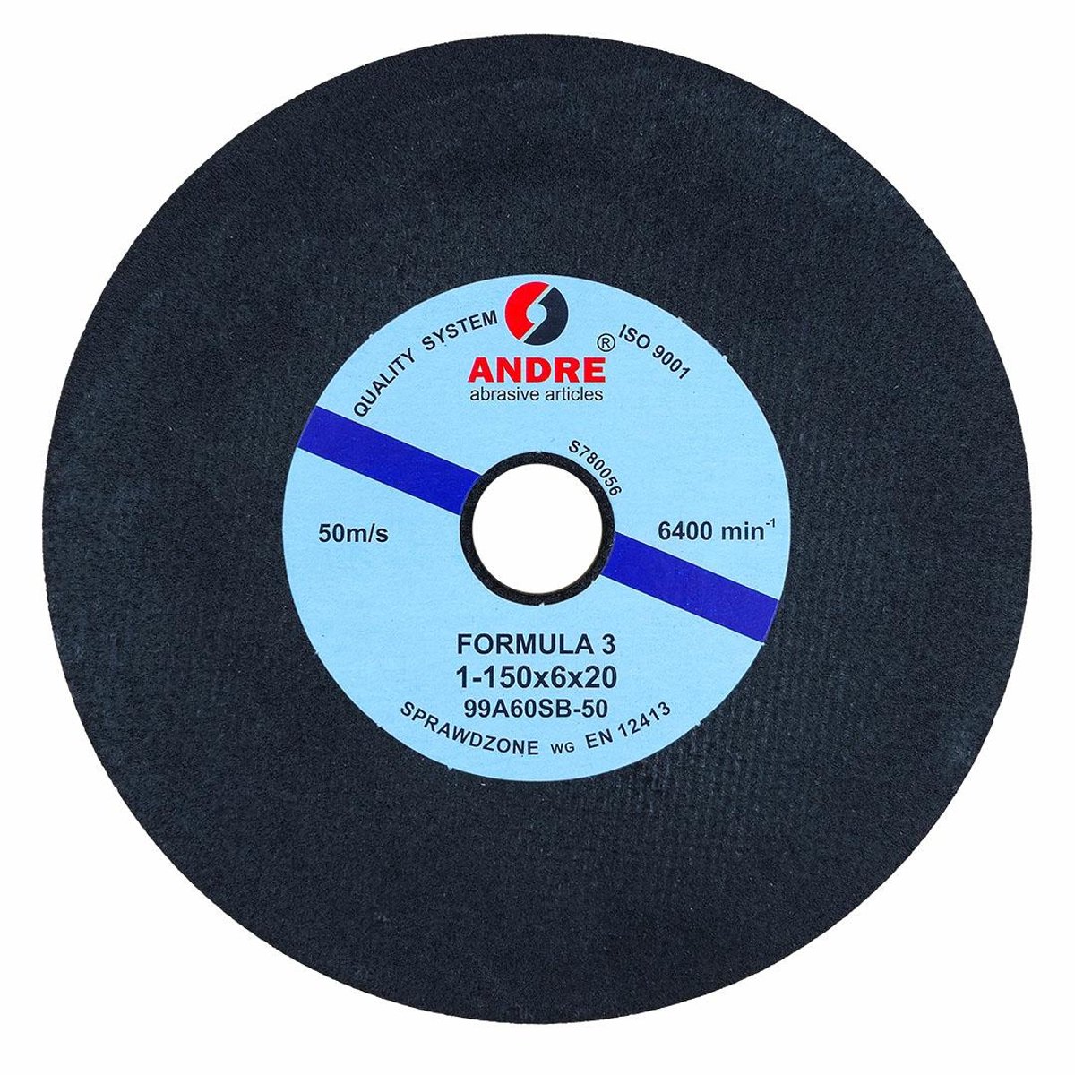Andre Formula 3 - Slijpschijf voor Zaagbladen - 150x6x20mm - Bakeliet Bindmiddel