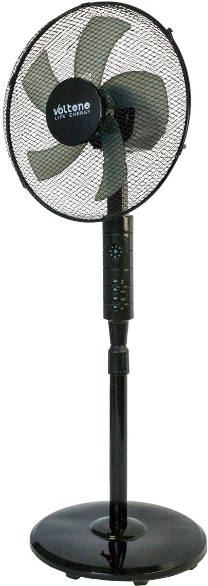 Volteno VO2437 - Vloerventilator - Zwart - LED Display - Afstandsbediening