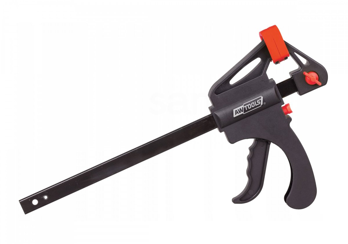 AWTools AW20138 - Houtklem Snelsluit - 300mm - Handgreep - Staal