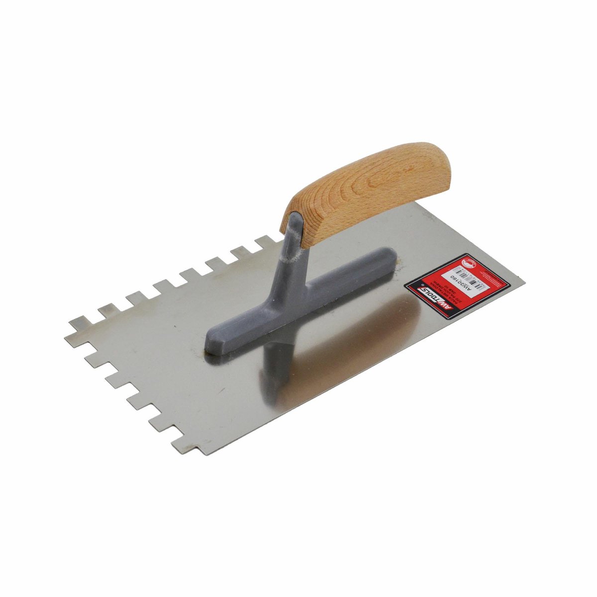 Awtools - Serie AW30180 - Roestvrijstalen Troffel - 270mm - Houten Handvat - Zuur- en Roestbestendig