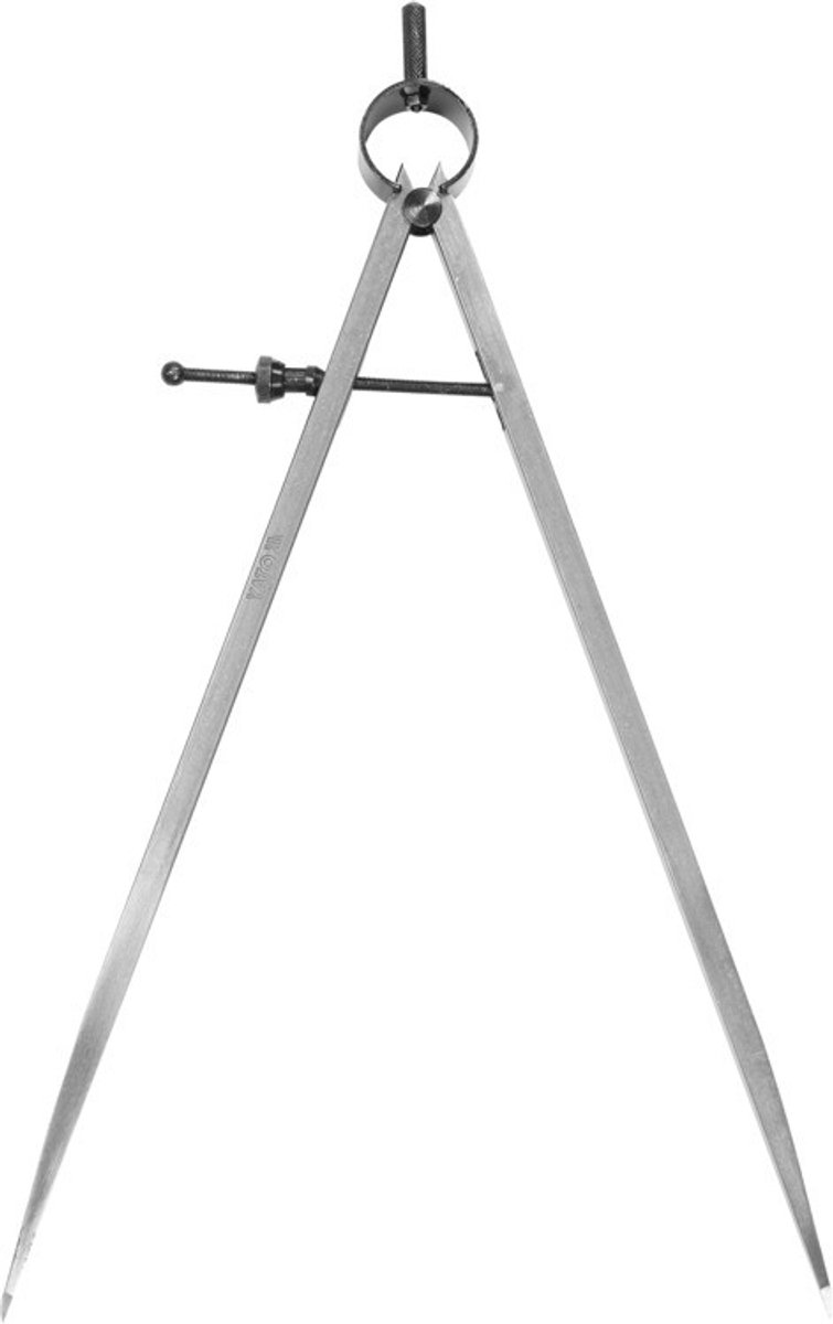 Yato Cyrkiel 300mm met Veer & Schroef - Precisie Meetgereedschap
