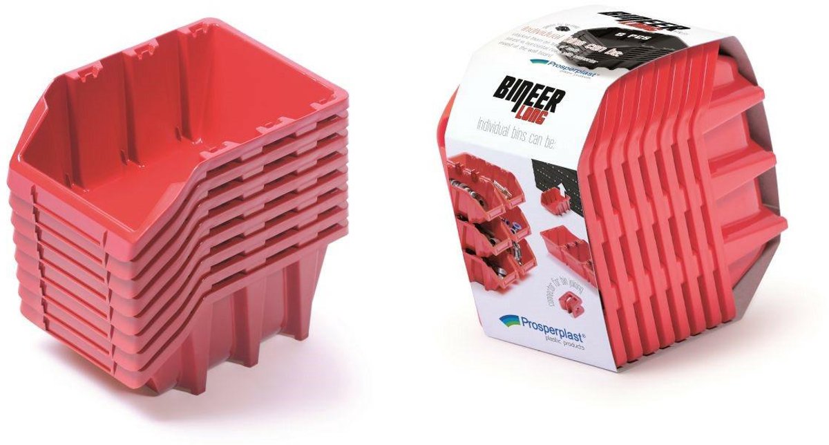 Kistenberg Bineer Short - Opberger - 10 stuks - Zwart - 118x98x70mm