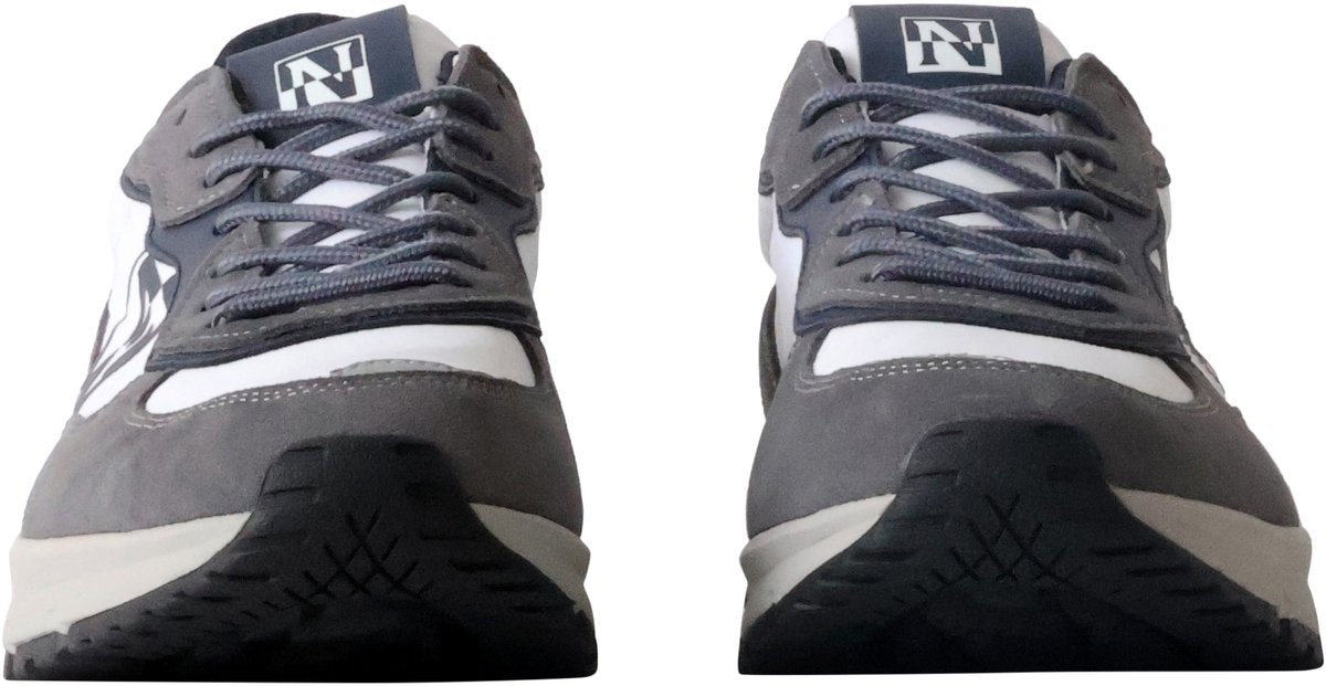 Lage leren sneakers Wit