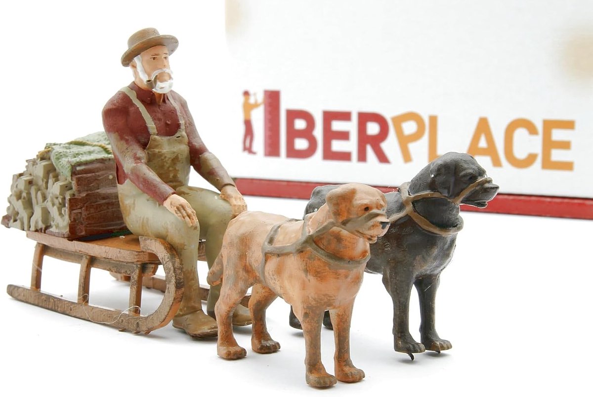 Western Figuren Set - Diorama Modellen - Modelbouw Scènes - Handgeschilderd Detail - 14x8x12cm - Meerkleurig