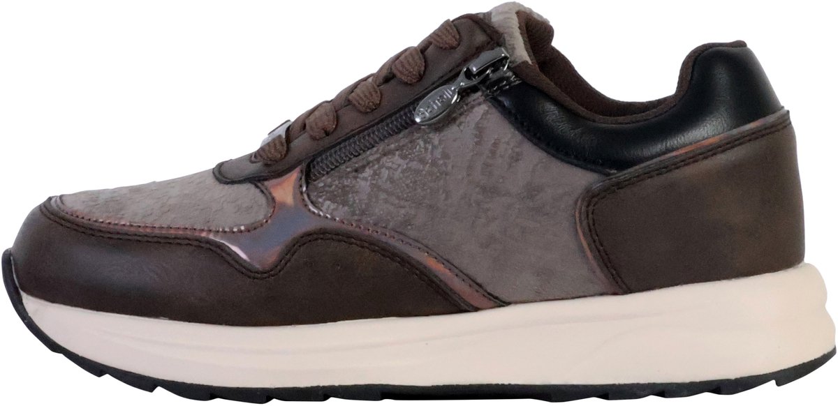 Beverly-sneakers met rits