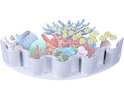 Aquarium Substraatverdeler - Zand Barrière Scherm - Aquarium Inrichting - Voorkomt Moddermenging - Zoals Afgebeeld - Transparant