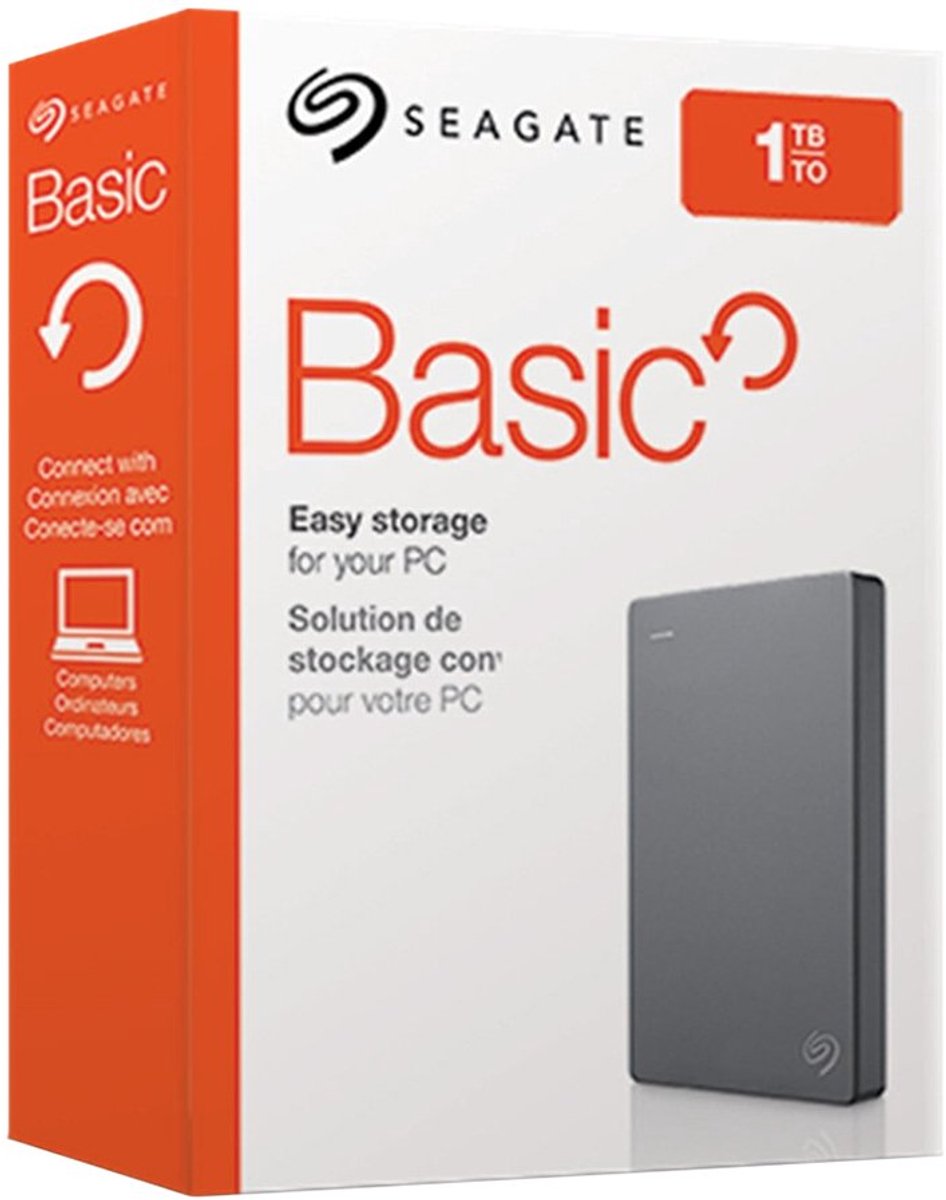 Seagate Archive HDD Basic externe harde schijf 1TB Zilver