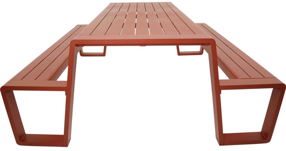 Lesli Living Picknickset Estilo - Rood - 220x183x74cm