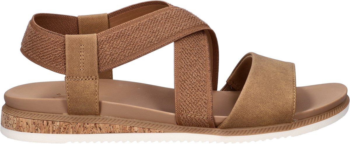Bobs Desert Kiss Low dames sandaal - Bruin - Maat 37