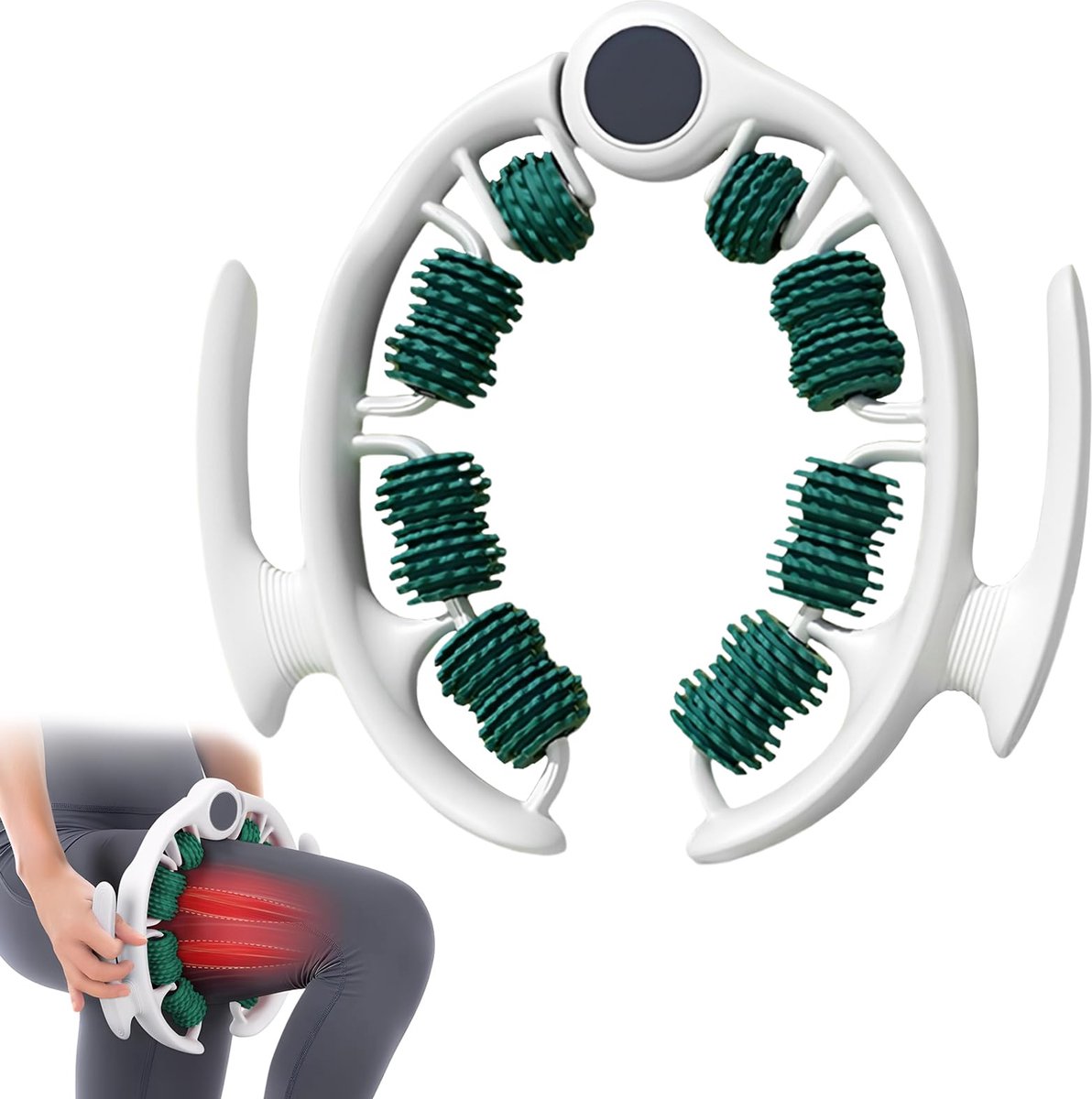 Anti-cellulitis Roller Massager Groen – Verwijderbare Fascia Blaster – Huidverstrakking & Pijnverlichting – Fascia Tool