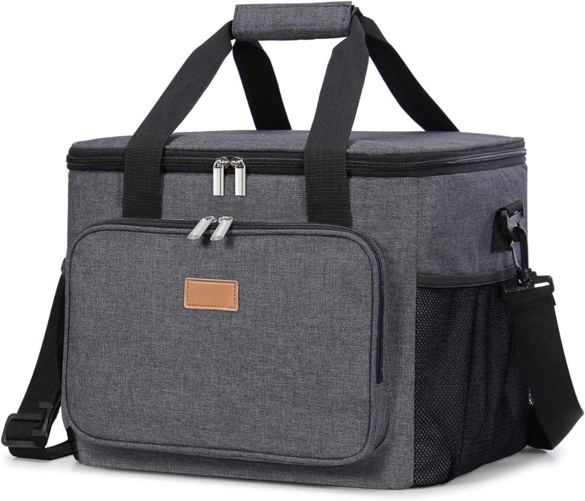Picknicktas - Picknickmand - Lunchtas - Lunch Bag - Koeltas - Koelrugtas - Koelrugzak - Cooler Bag - Thermotas - 24L - Donkergrijs - van Imperatoris