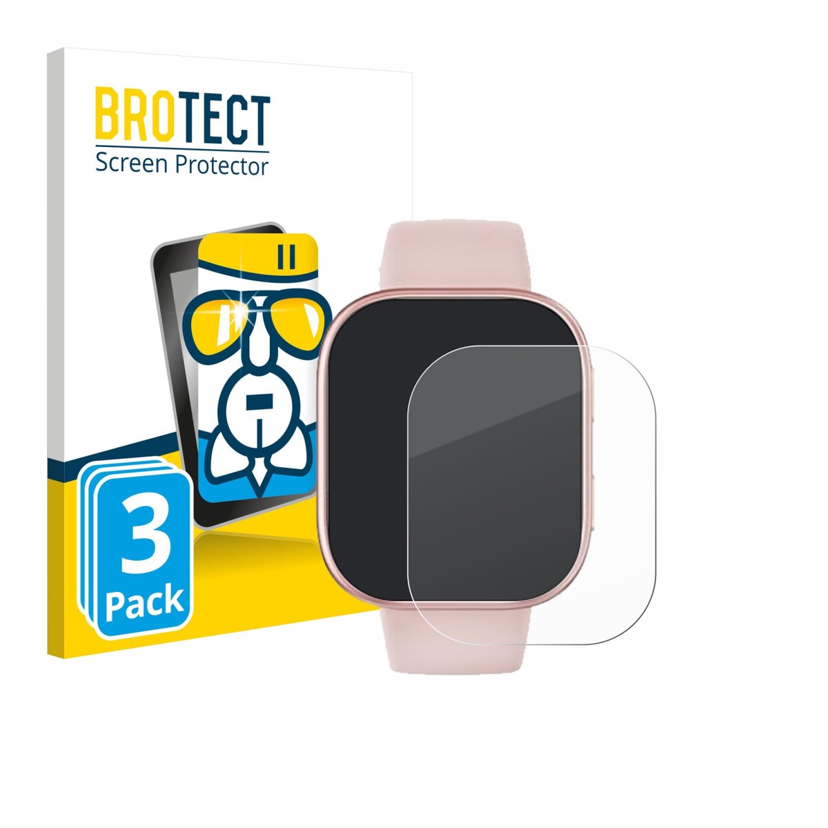 Screenprotector 3 Stuks voor Mingtawn T8 1.83" Beschermglas transparant