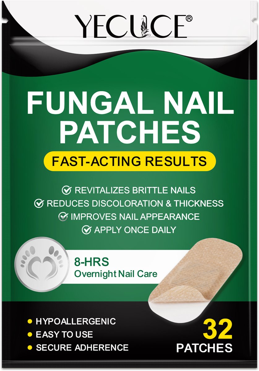 32 Stuks Waterdichte Teennagel Schimmel Patches – Reparatie & Correctie voor Ingegroeide, Verkleurde & Beschadigde Nagels – Voetverzorging Tool – Nagelherstel, Nagelinfectie Behandeling