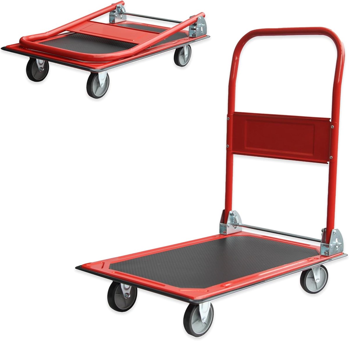 Inklapbare Steekwagen - Transportkar Handwagen - Goederen Verplaatsen - 150 kg Draagkracht - 73 x 47 x 82 cm