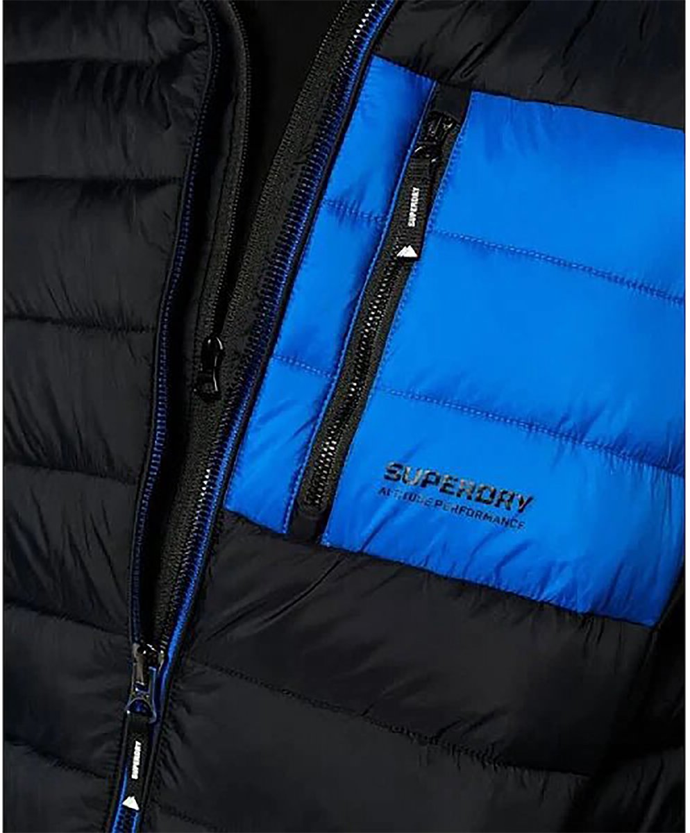 Classic Fuji Puffer-donsjas met capuchon Zwart