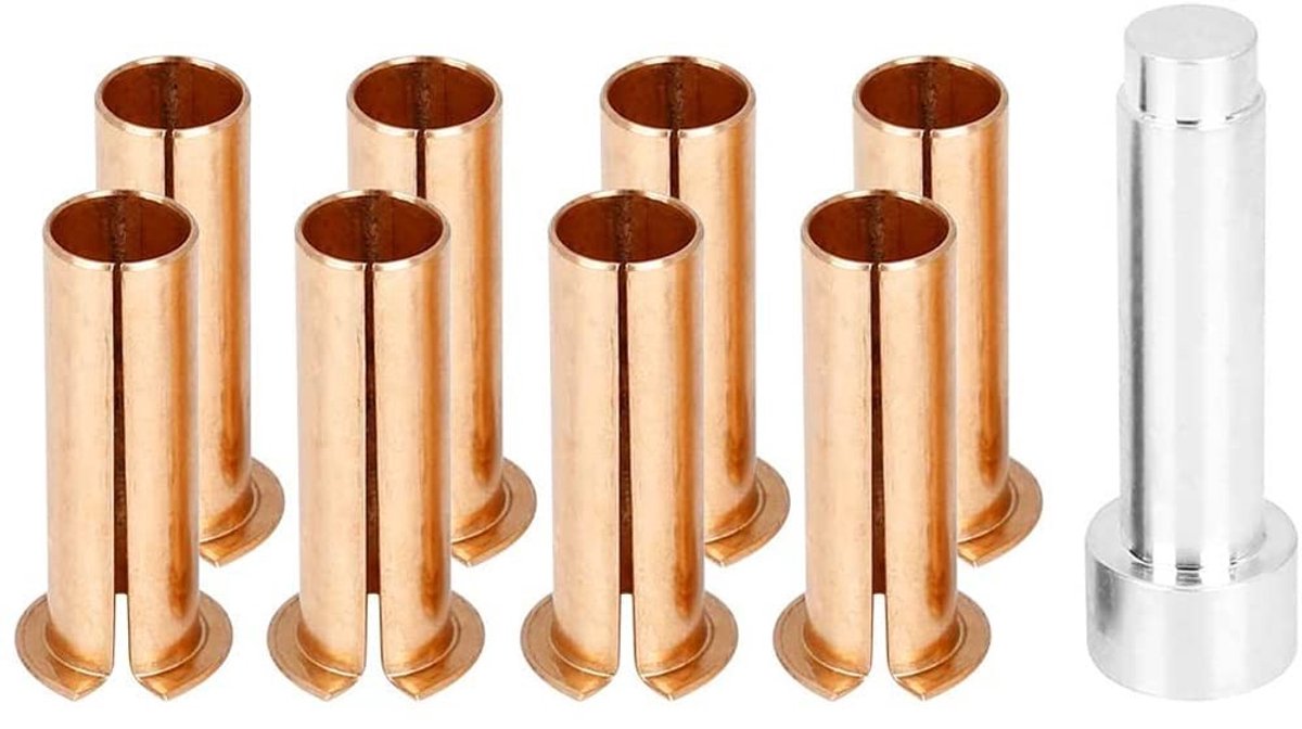 Allecto - Door Hinge Bus Liners - 8X - Geschikt voor Jeep Wrangler - Kleur zilver en goud - Hoogwaardige kwaliteit - Duurzaam en stevig - Past op m...