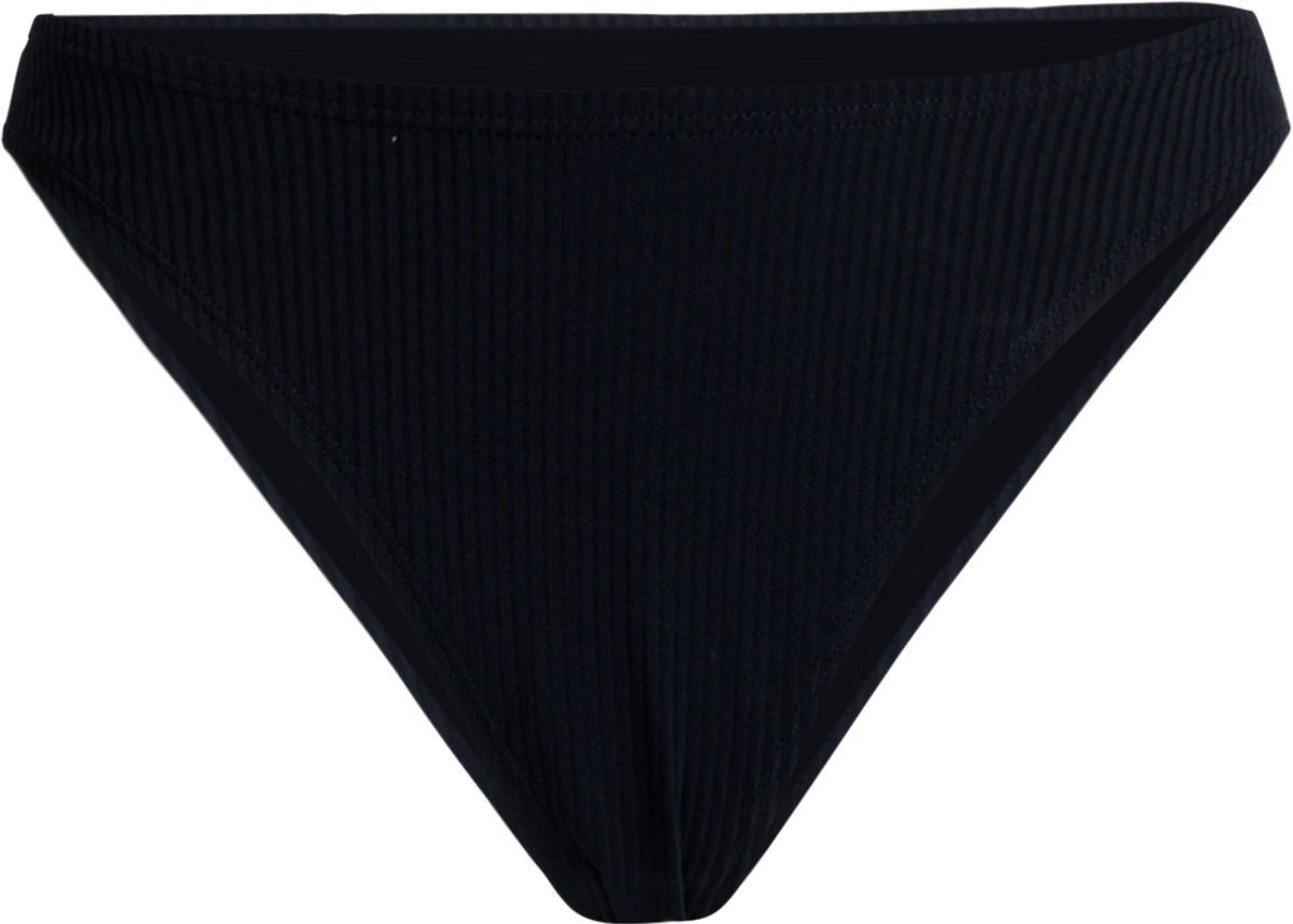 Brunotti Djaja-Rib Bikini Broekje Dames High Waist Bikini Broekje Rib Design 42 Zwart