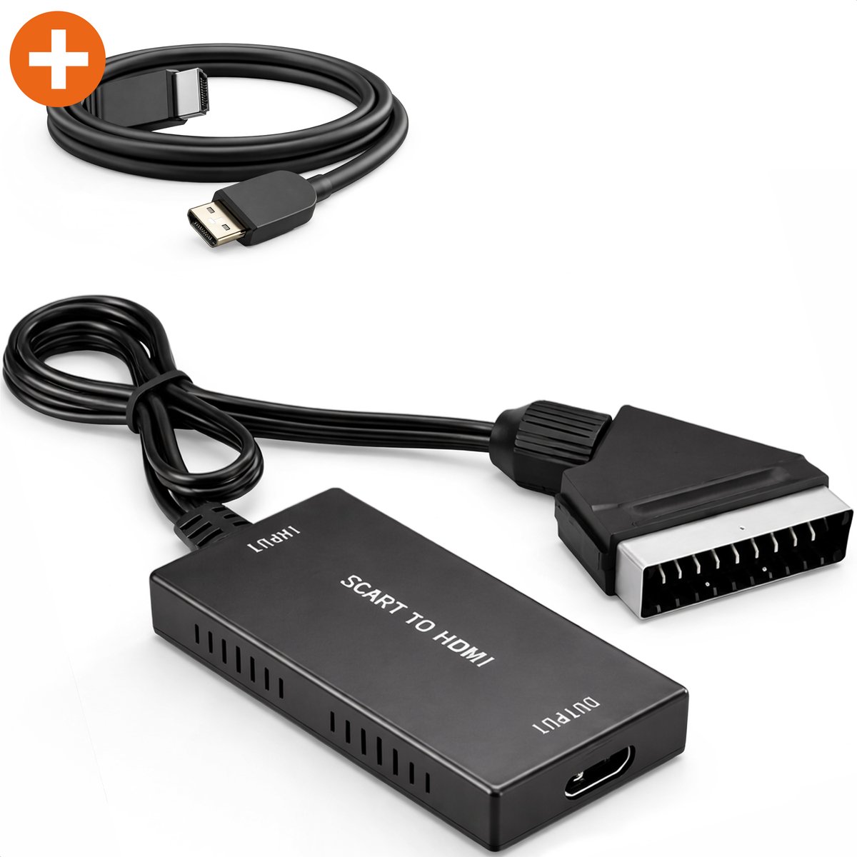 Scart naar HDMI Converter - Switch voor HDMI Adapter - TV Splitter - Ook voor Smart TV - kabel - Skoov