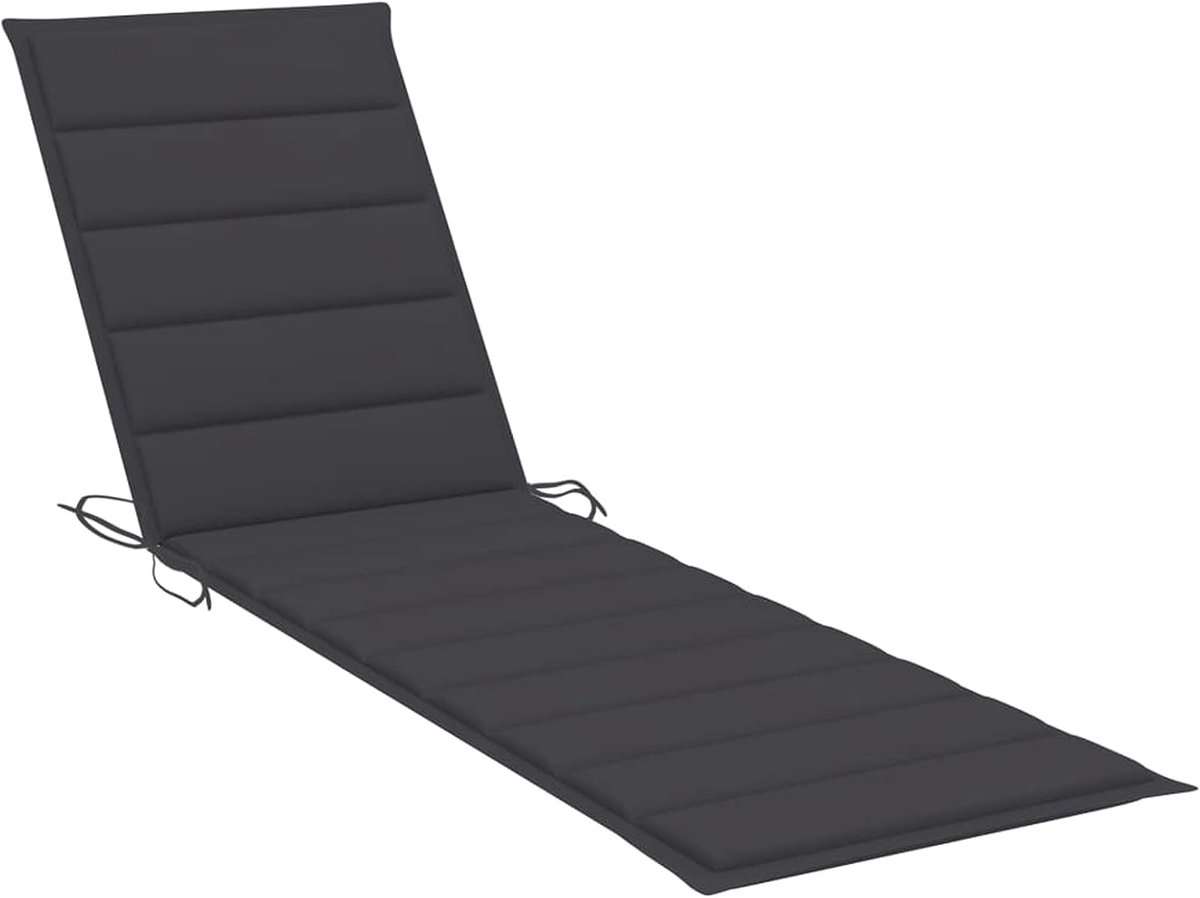 Teak Houten Luxe 2-Persoons Ligbed met Tafel en Kussen voor Tuin en Balkon – Weerbestendig Zonne-eiland Relax Lounger