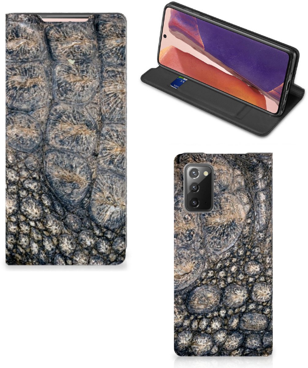Samsung Galaxy Note20 Hoesje maken Krokodillenprint