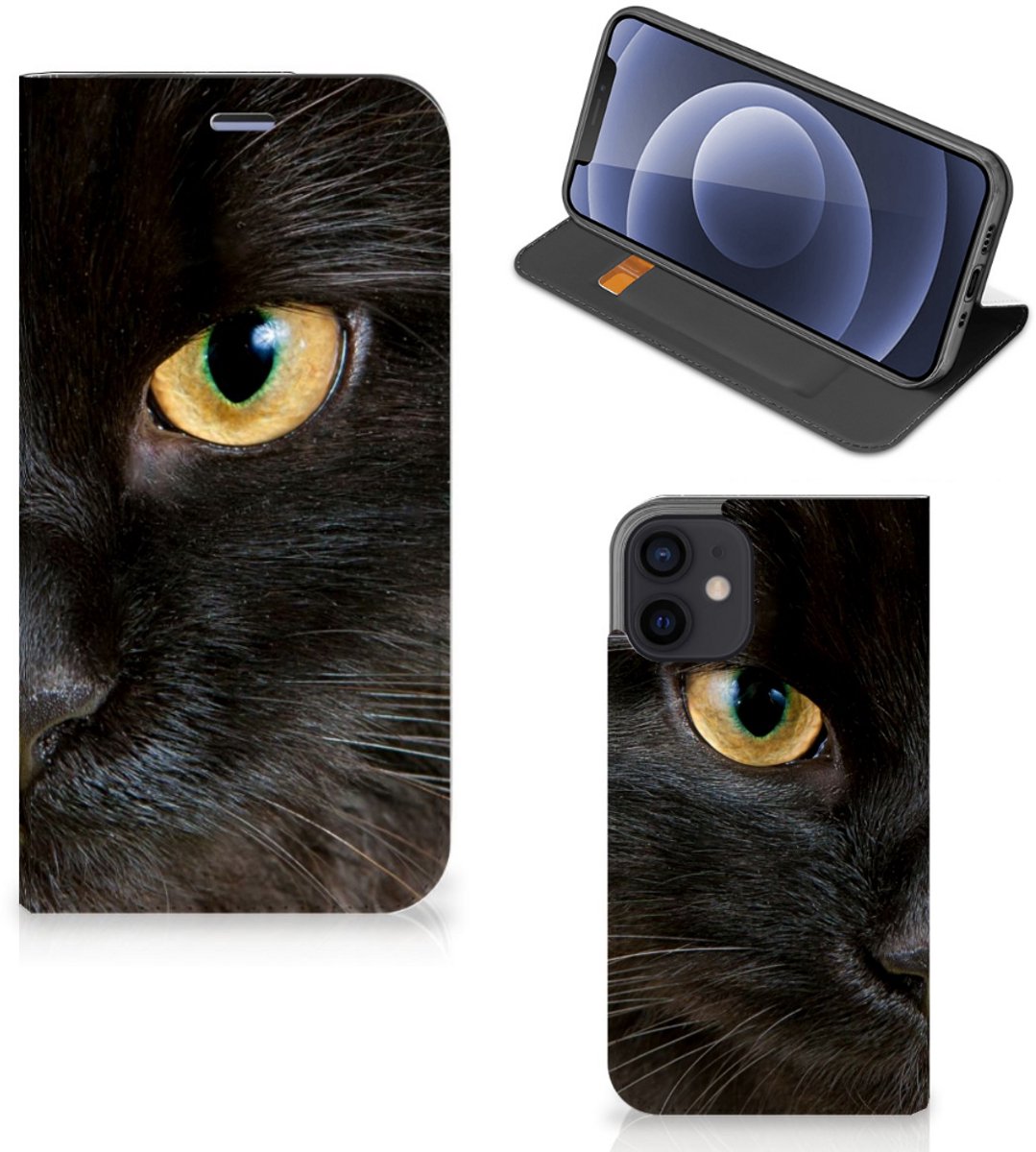 iPhone 12 Mini Hoesje maken Zwarte Kat