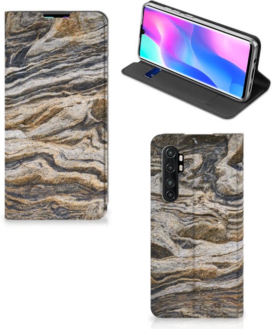 Housse pour téléphone Xiaomi Mi Note 10 Lite Smart Cover Stone