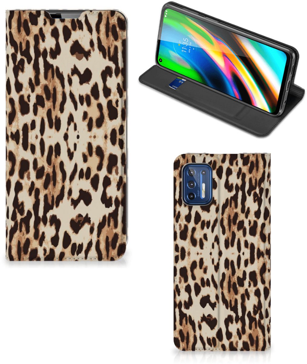 Motorola Moto G9 Plus Hoesje maken Leopard