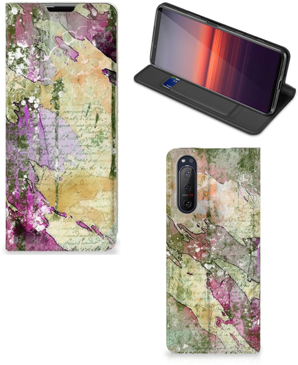 Bookcase Sony Xperia 5 II Letter Painting