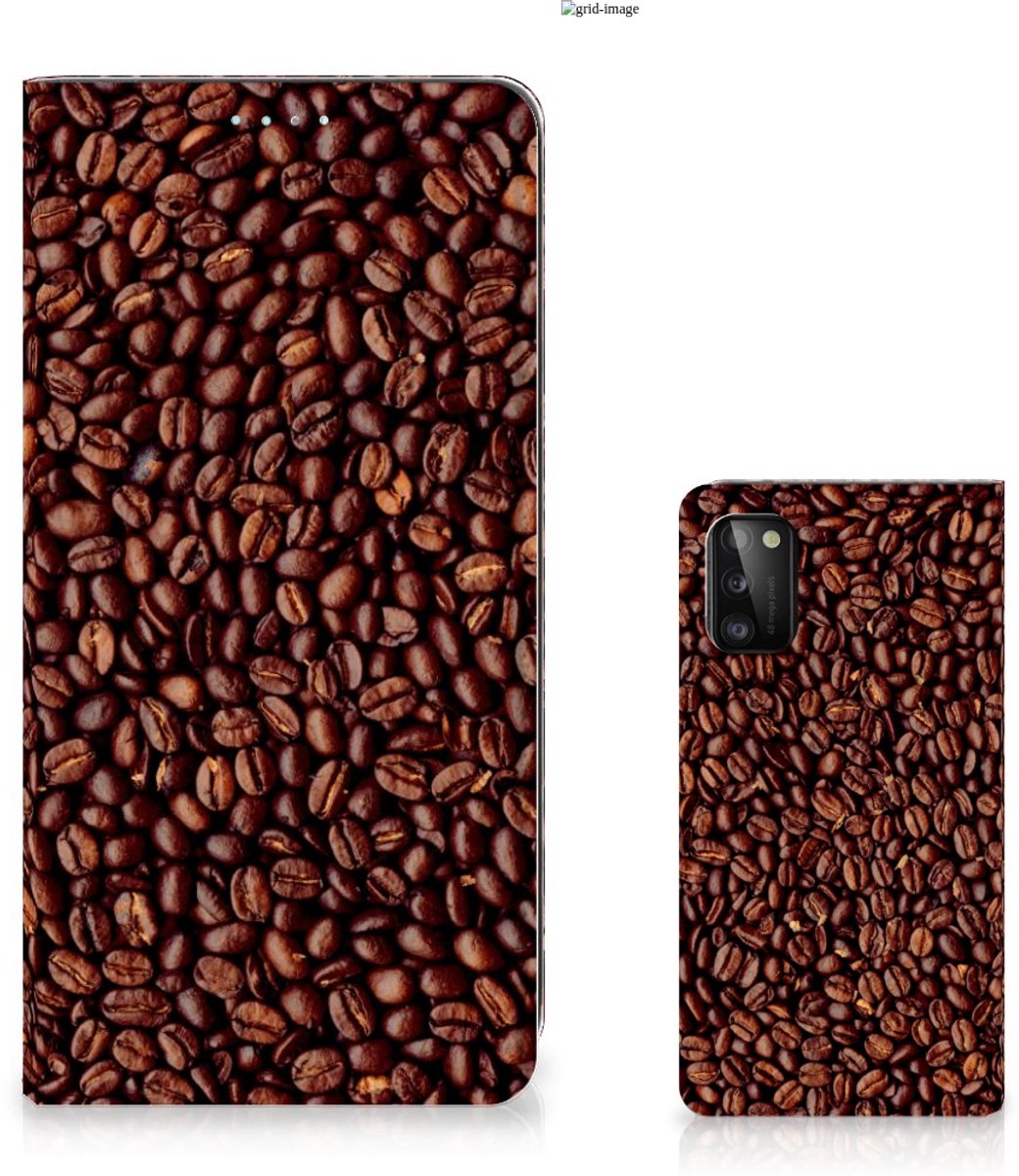 Samsung Galaxy A41 Flip Style Cover Koffiebonen
