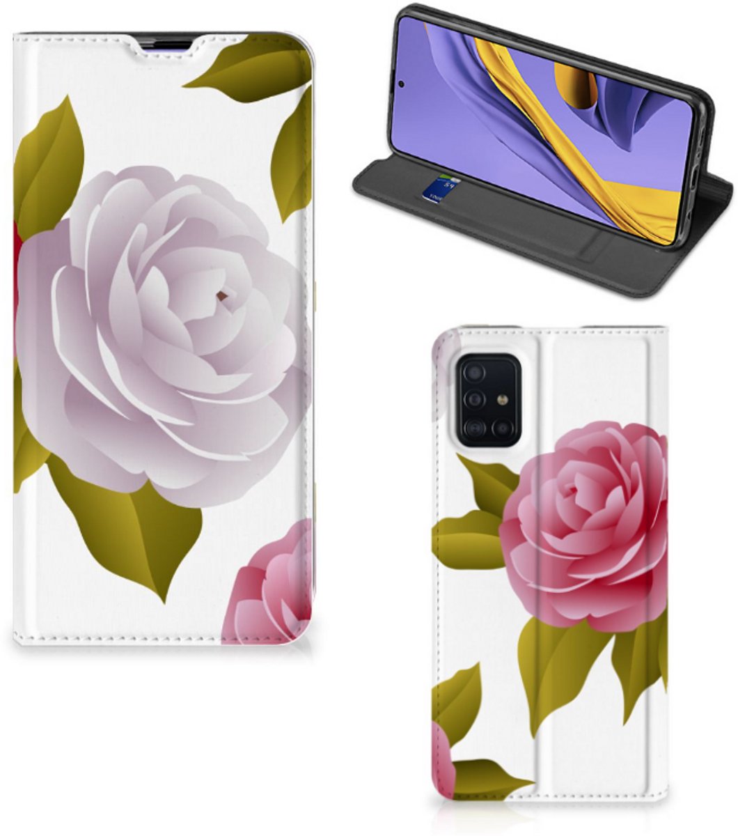 Samsung Galaxy A51 Smart Cover Roses