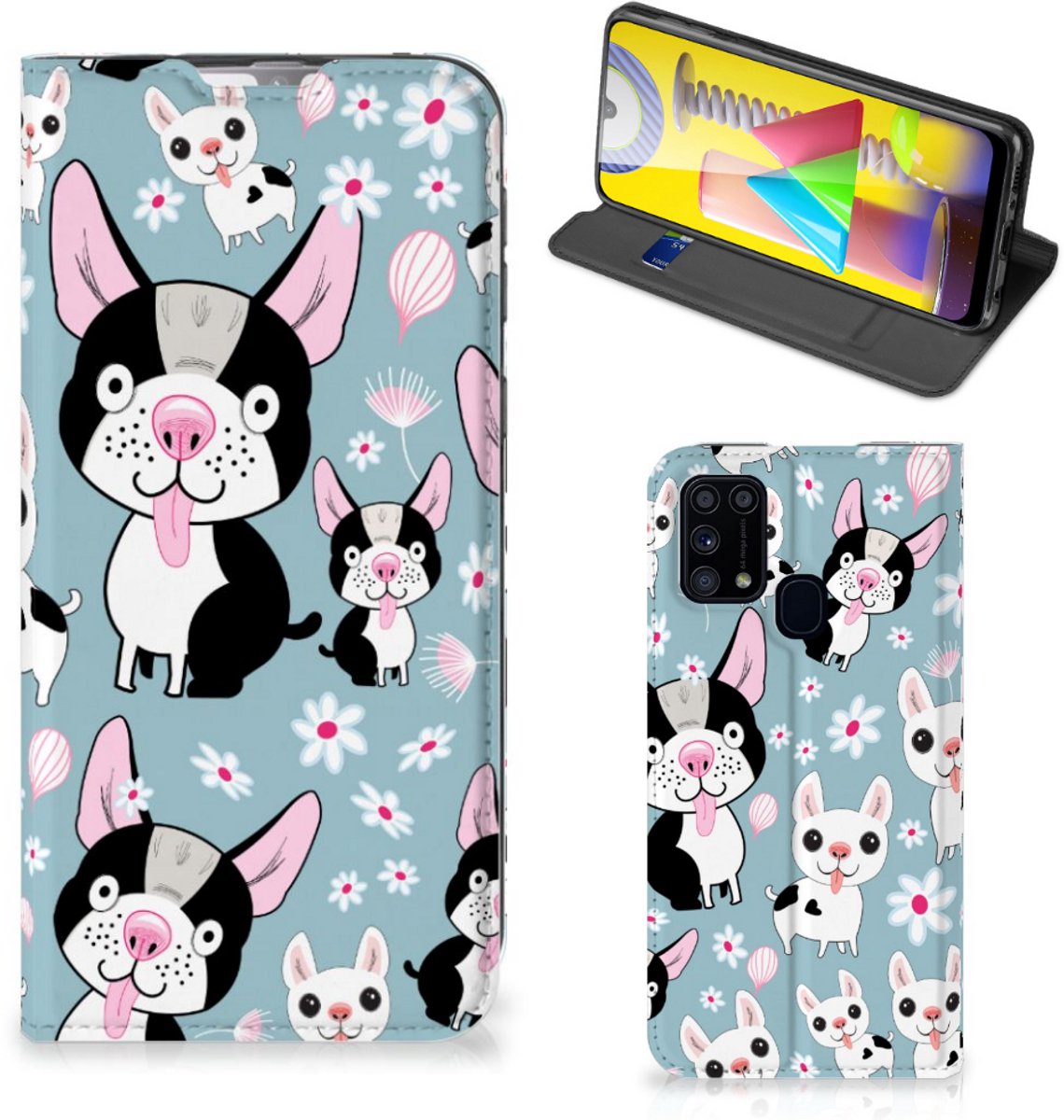 Samsung Galaxy M31 Hoesje maken Hondjes