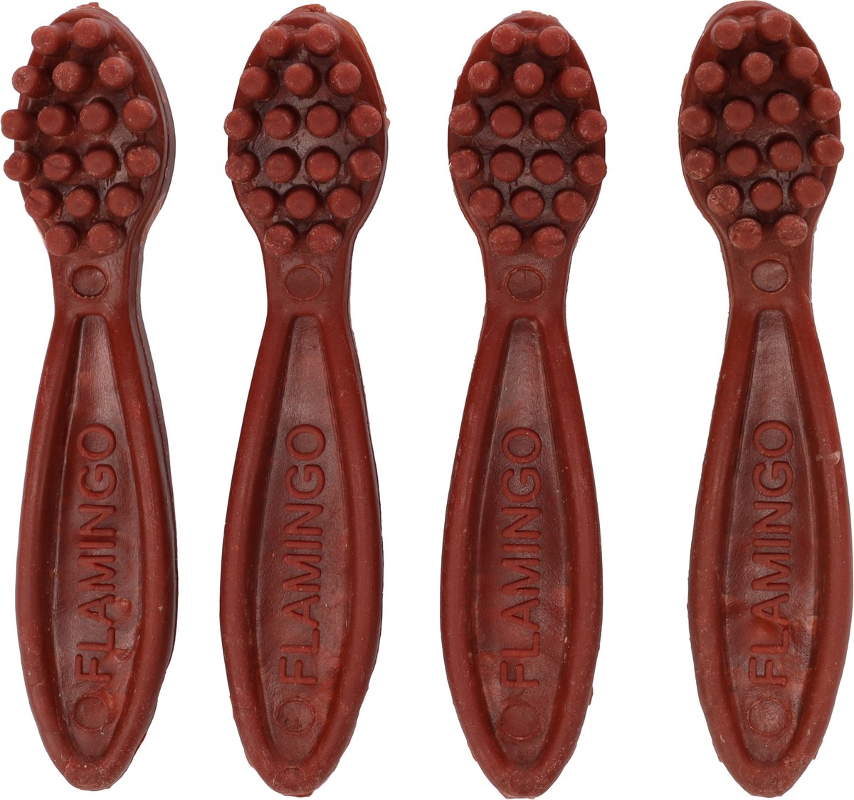 VEGGIE TANDENBORSTEL MET AARDBEI 12,5CM 4ST 160GR