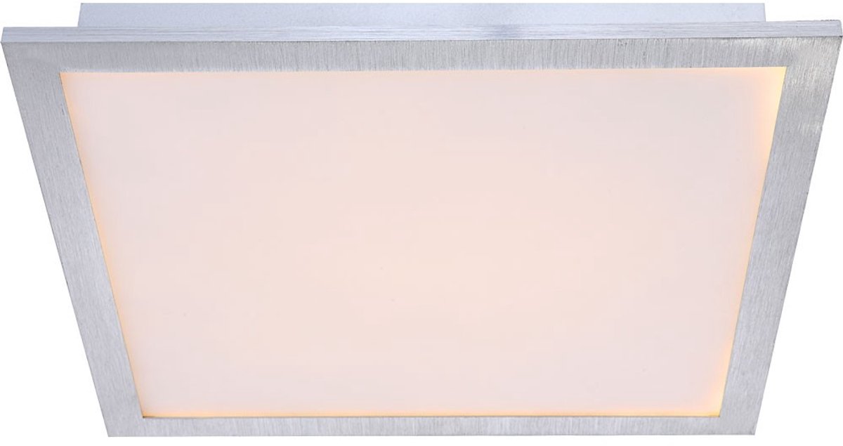 Globo 16 watt LED plafondlamp eetkamerverlichting acryl lamp 4-lichts Globo 41693 zilver