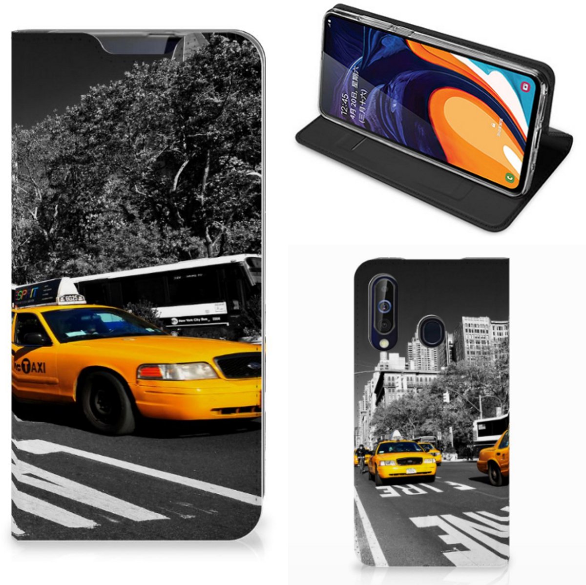 Samsung Galaxy A60 Book Cover New York Taxi