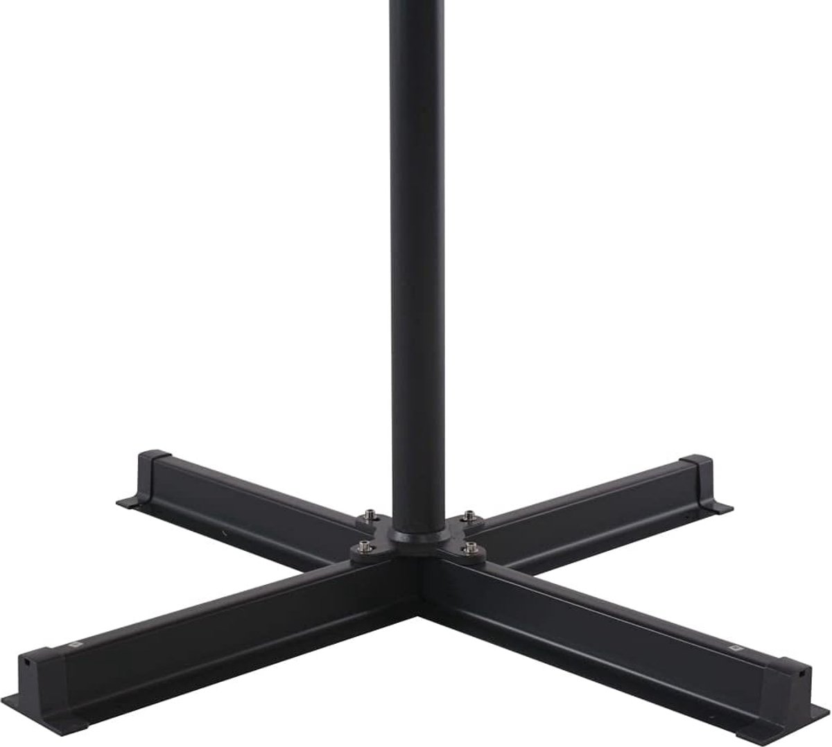 Gigantische XXL Zweefparasol 500 cm - Antraciet Design & UV-Bestendig - Robuust Aluminium Frame met Slinger