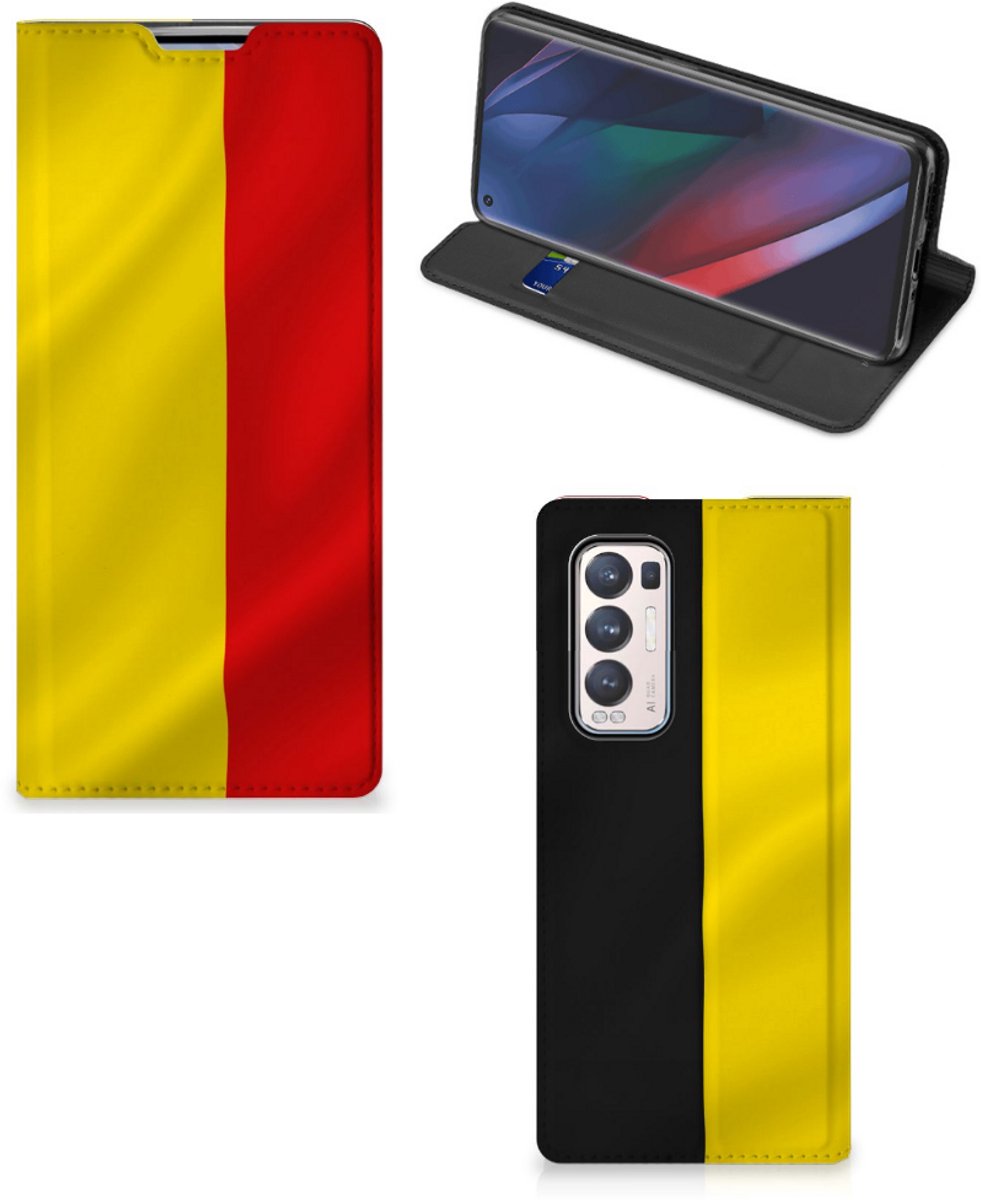 OPPO Find X3 Neo Standcase Belgische Vlag