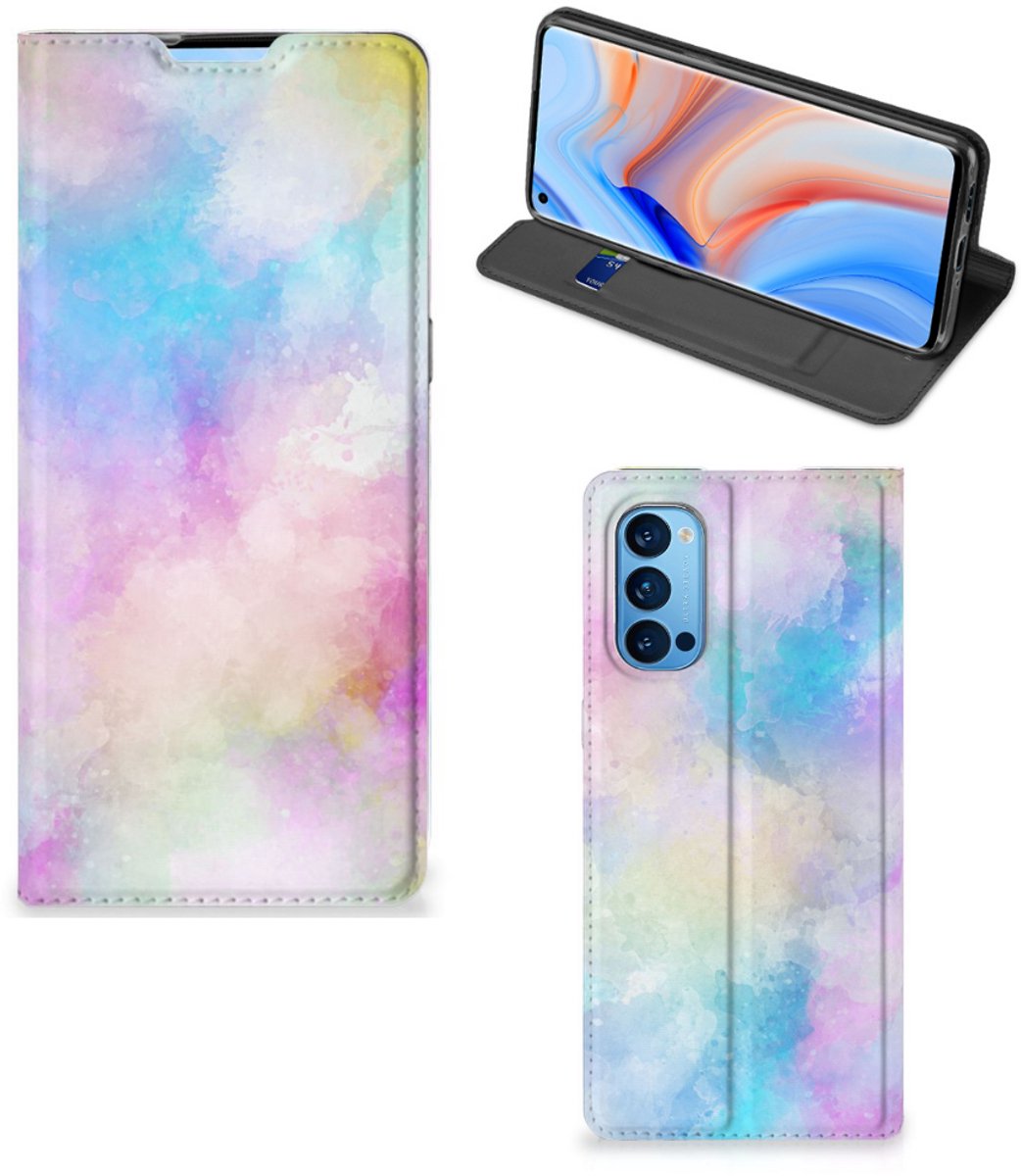 Bookcase OPPO Reno4 Pro 5G Watercolor Light
