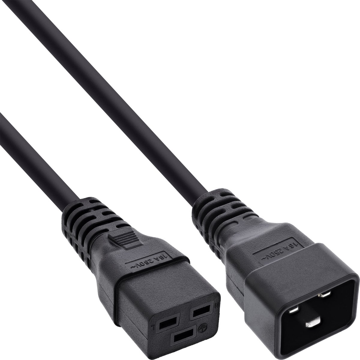 C19 - C20 stroomkabel voor UPS/PDU - 3x 1,50mm / zwart - 7,5 meter