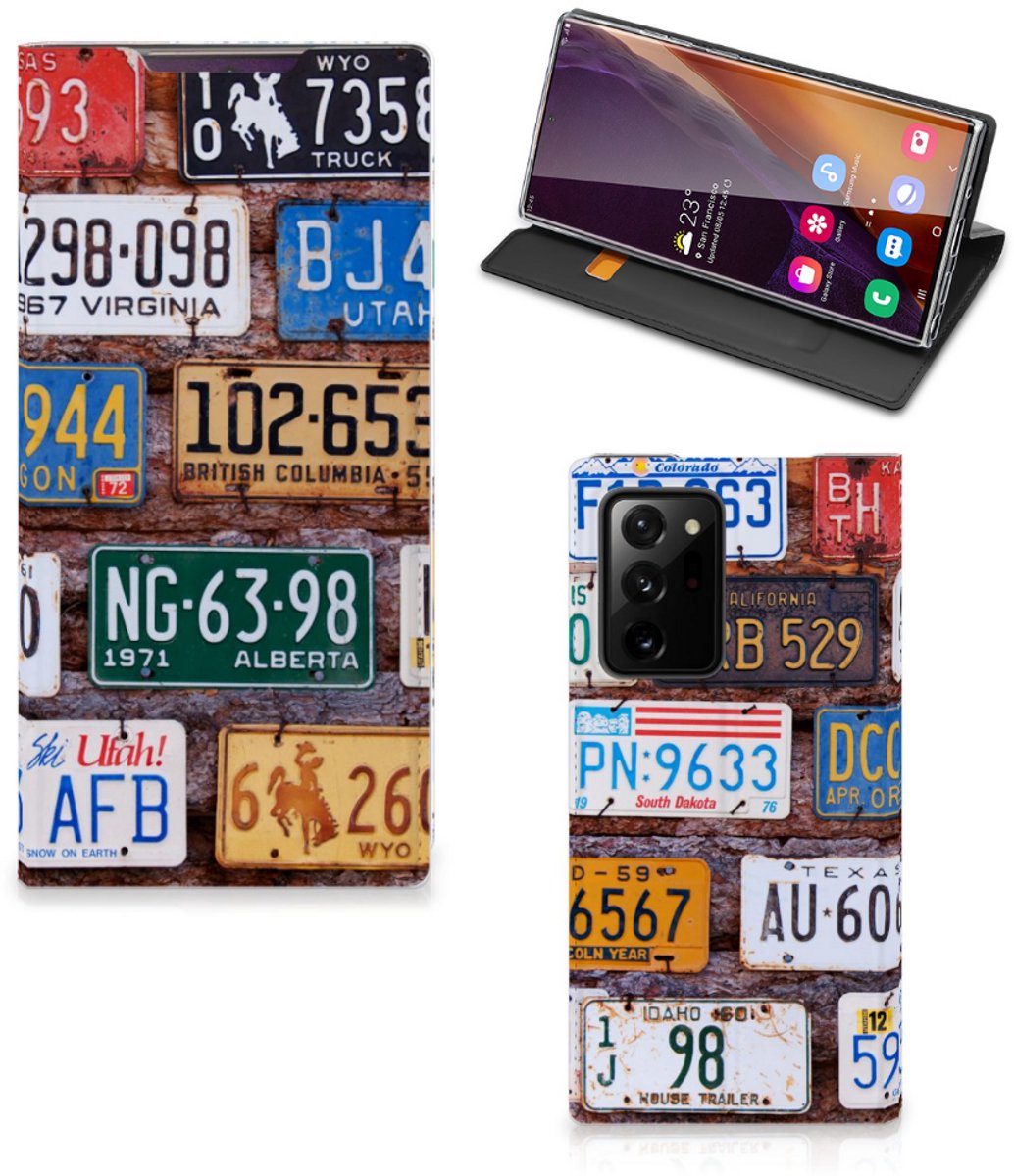 Samsung Galaxy Note 20 Ultra Stand Case Kentekenplaten