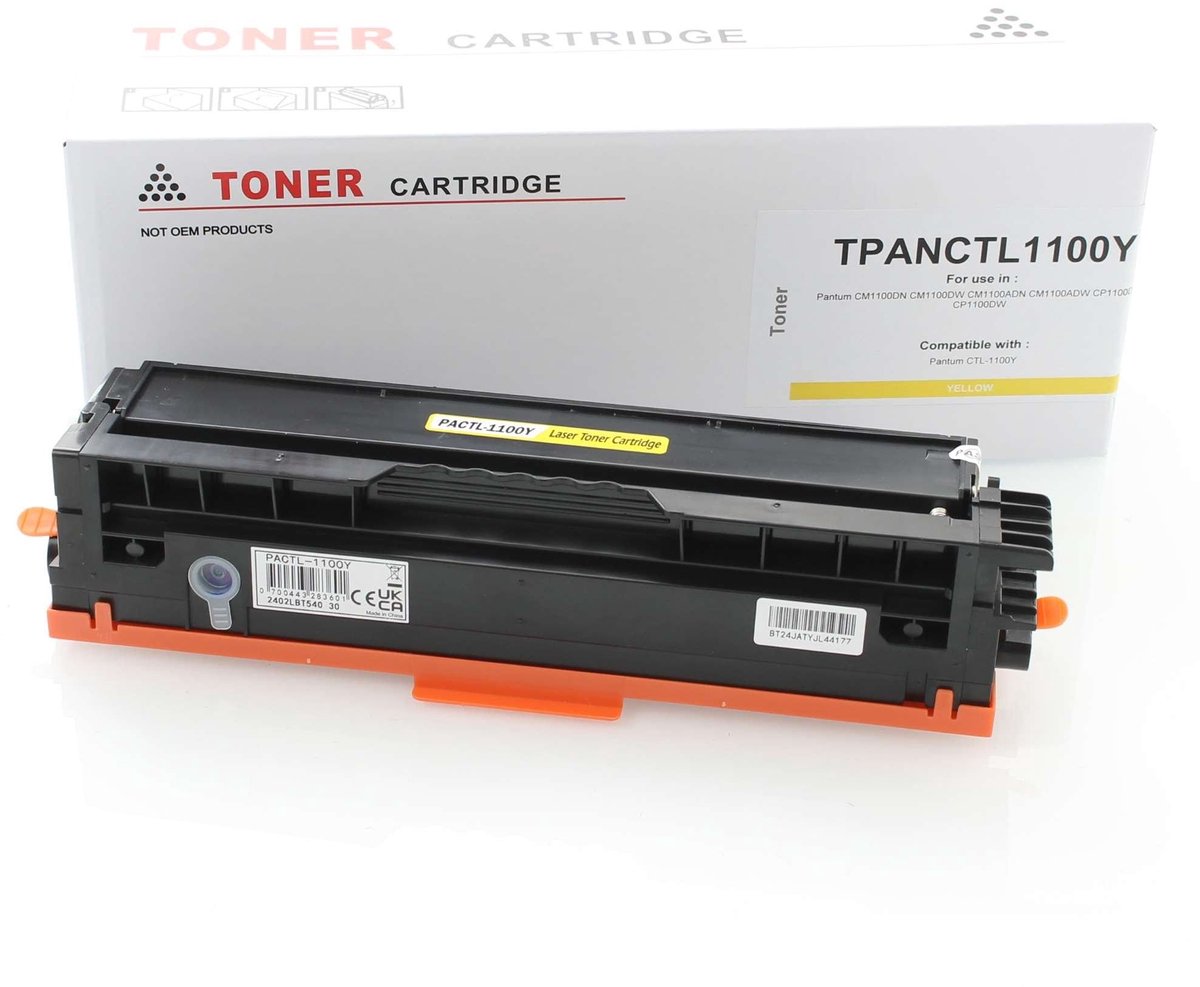 Oki - Tonercartridge - TPANCTL1100XY - Geel - Huismerk