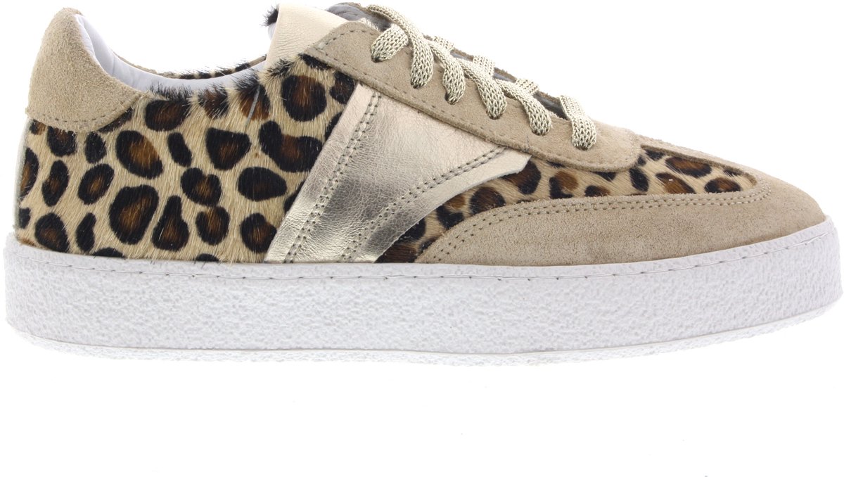 Dames Sneakers Aqa A8909-2518-a04 Leopard Beige - Maat 37