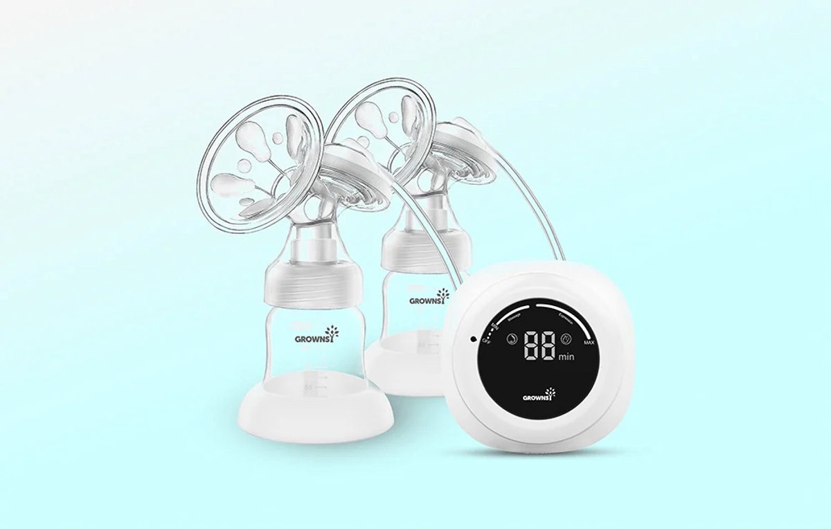 Grownsy double breast pump
