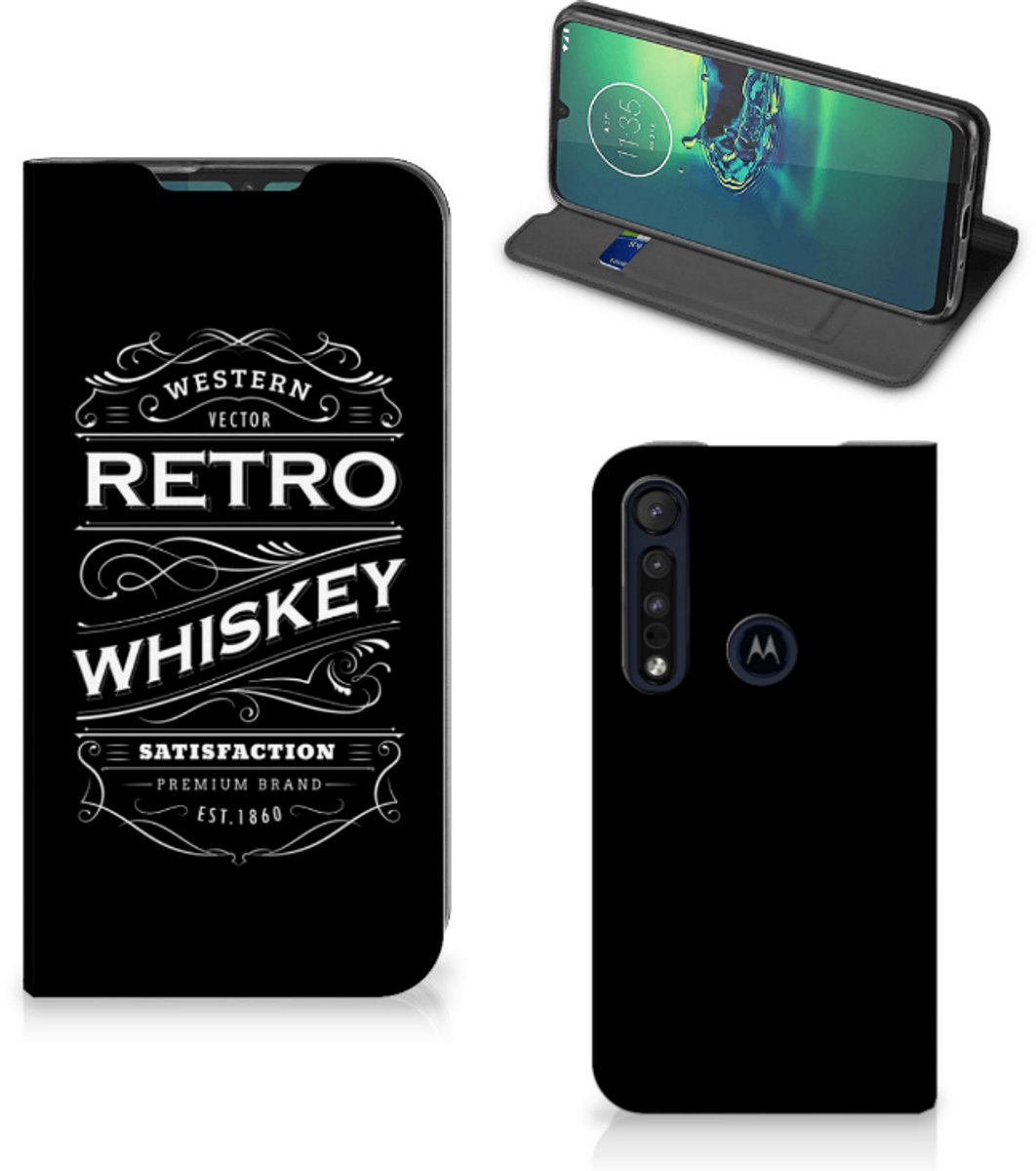Motorola G8 Plus Flip Style Cover Whiskey