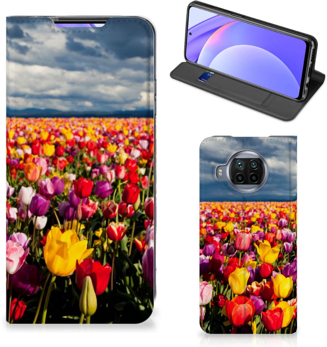 Xiaomi Mi 10T Lite Smart Cover Tulpen