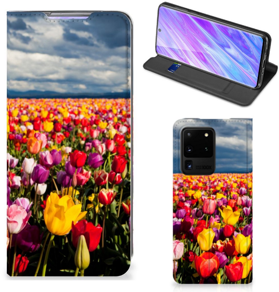 Samsung Galaxy S20 Ultra Smart Cover Tulpen