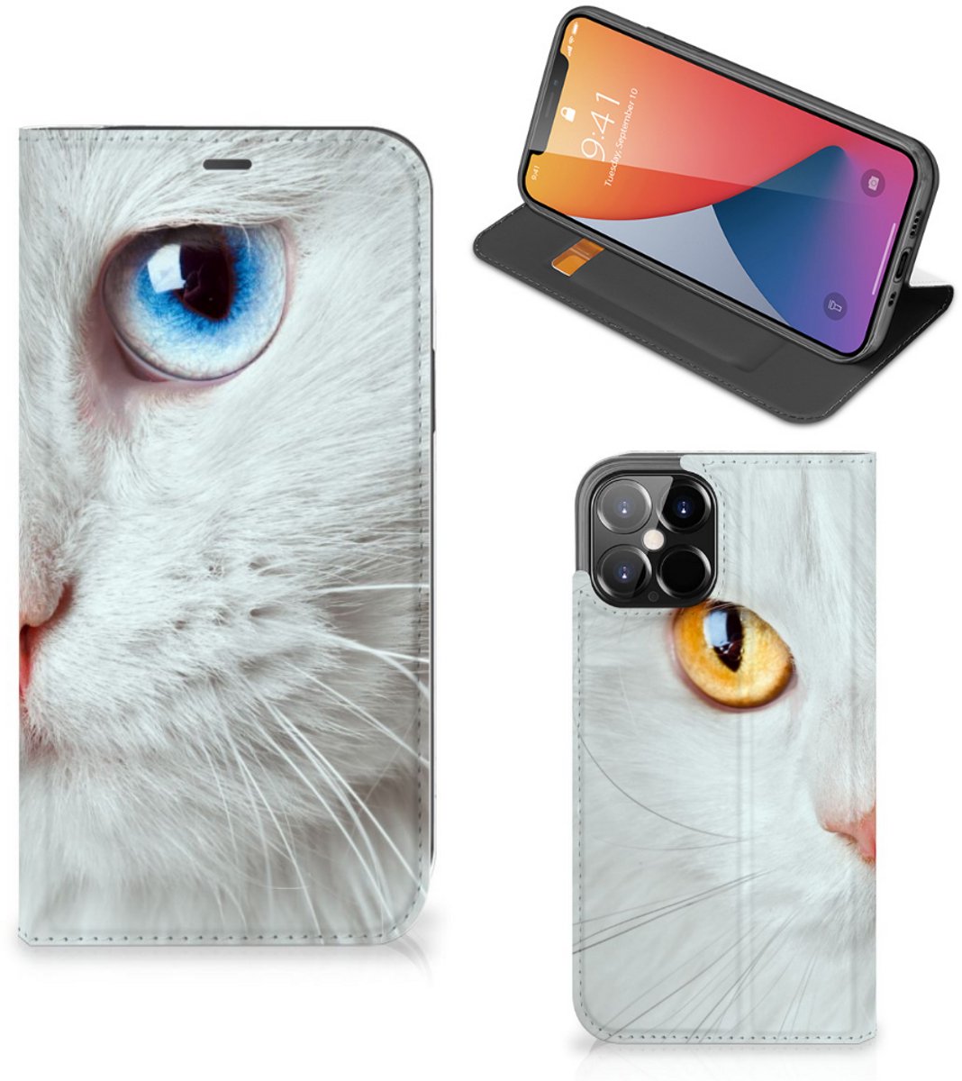 iPhone 12 Pro Max Hoesje maken Witte Kat