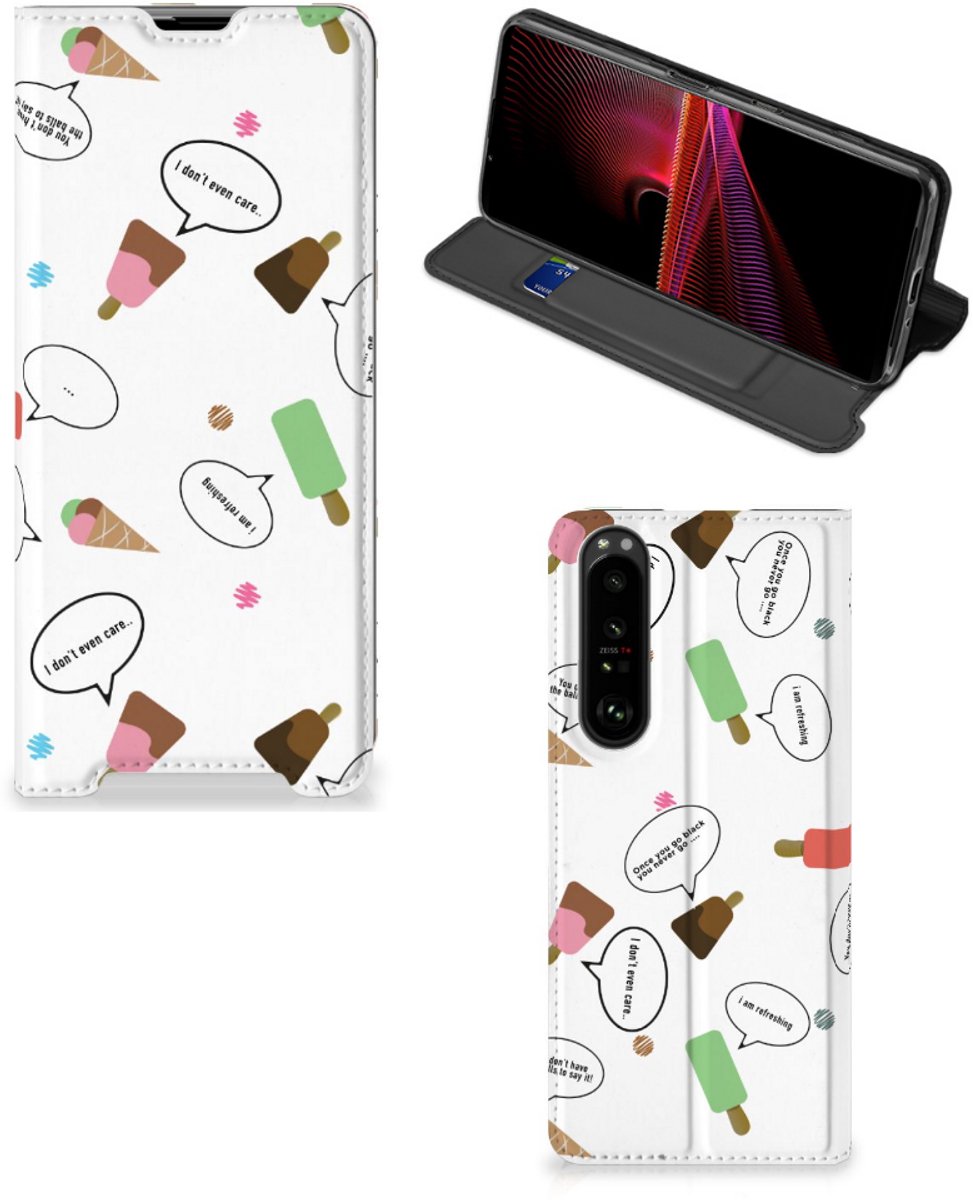 Sony Xperia 1 III Flip Style Cover IJsjes
