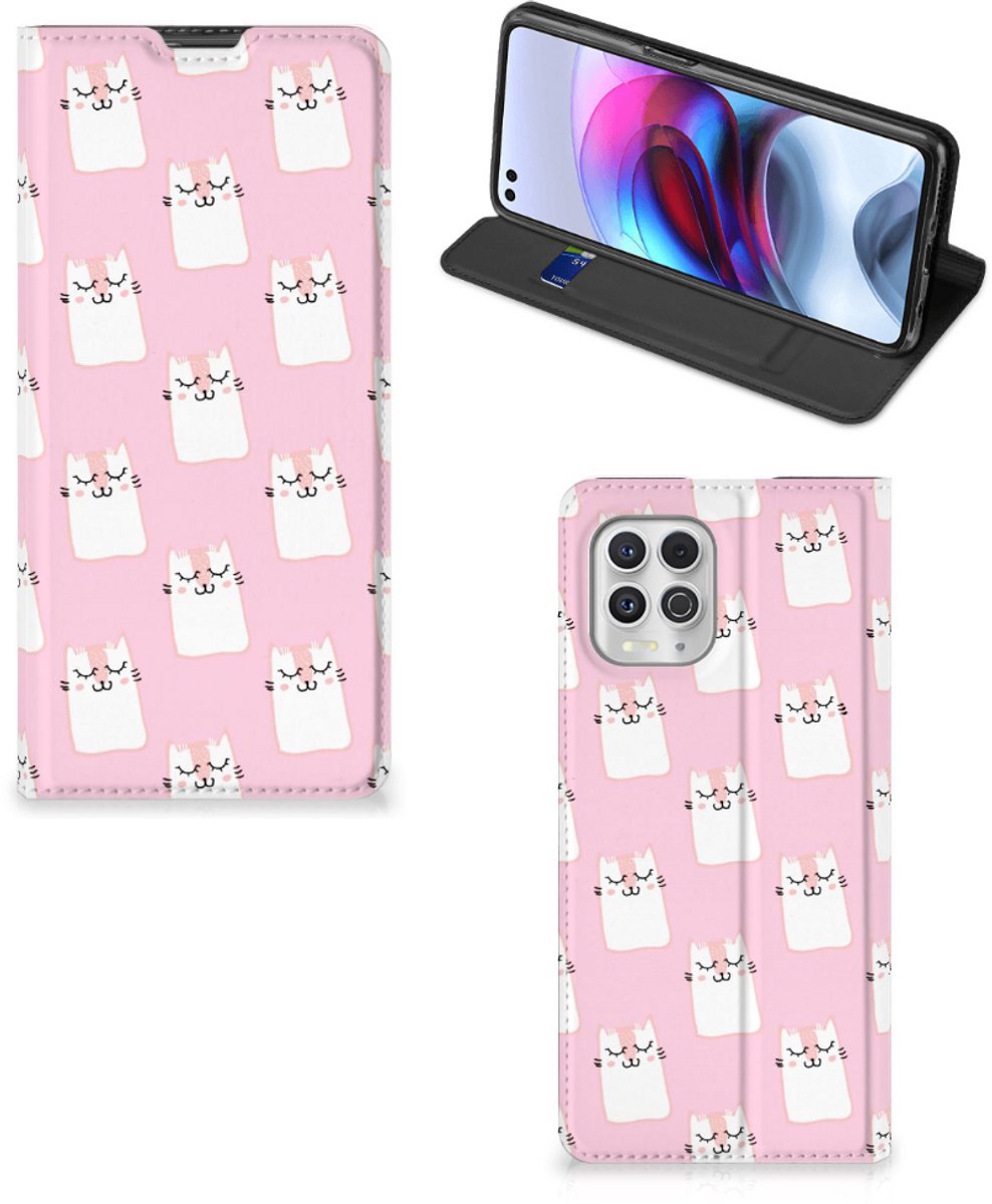 Motorola Moto G100 Hoesje maken Sleeping Cats