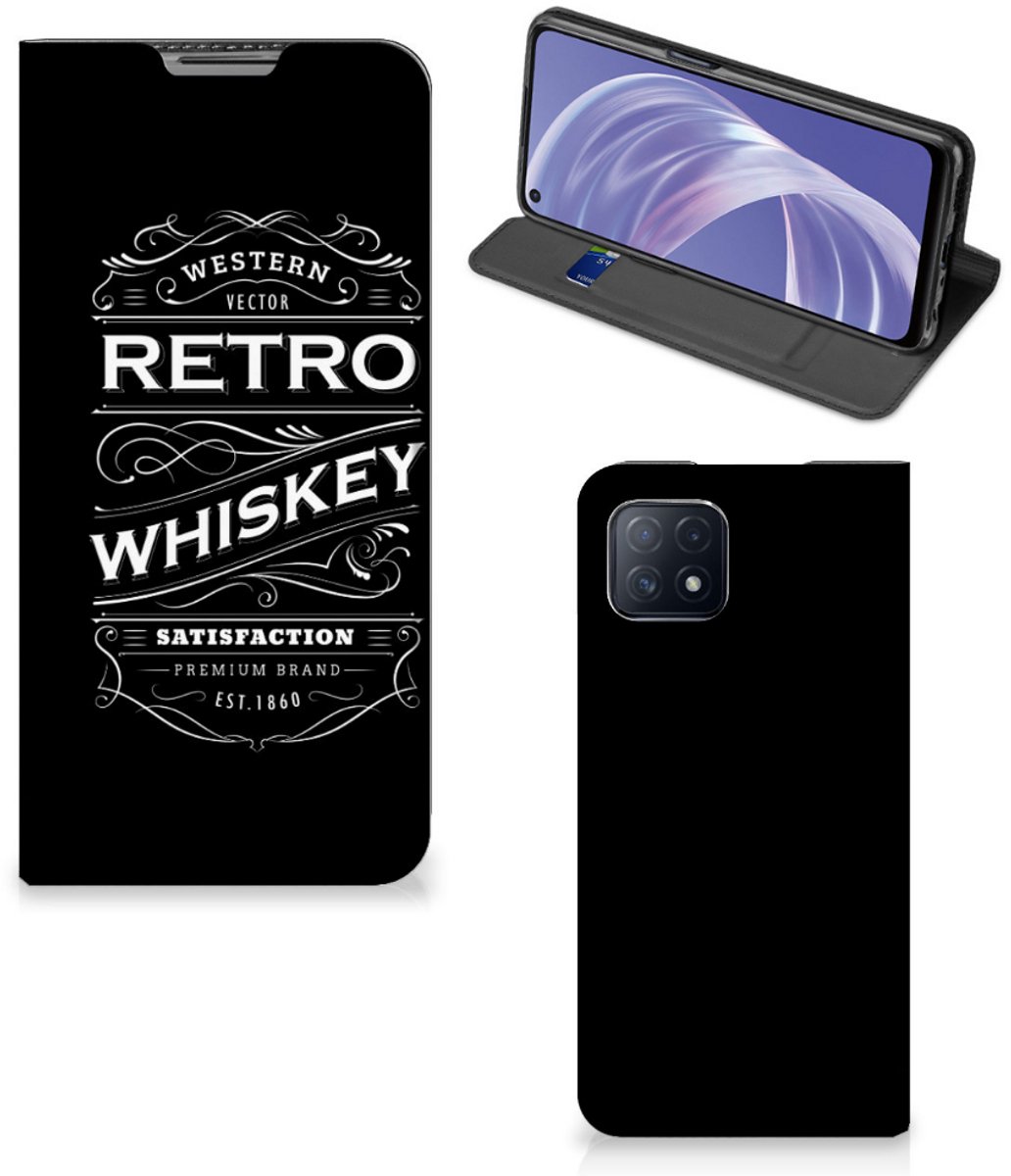OPPO A73 5G Flip Style Cover Whiskey